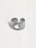 hollow-heart ring
