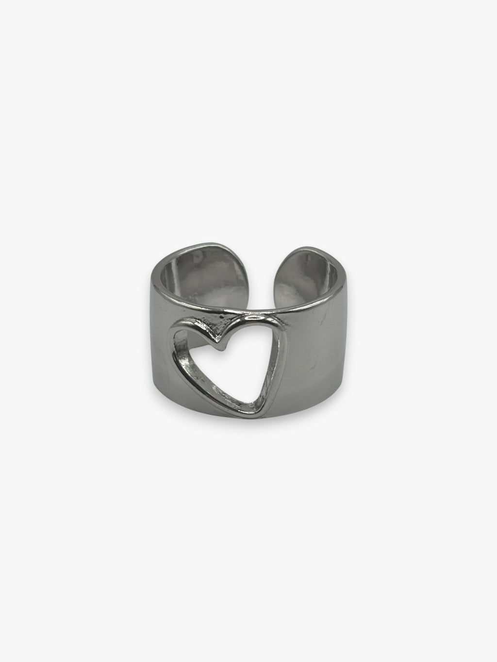 hollow-heart ring