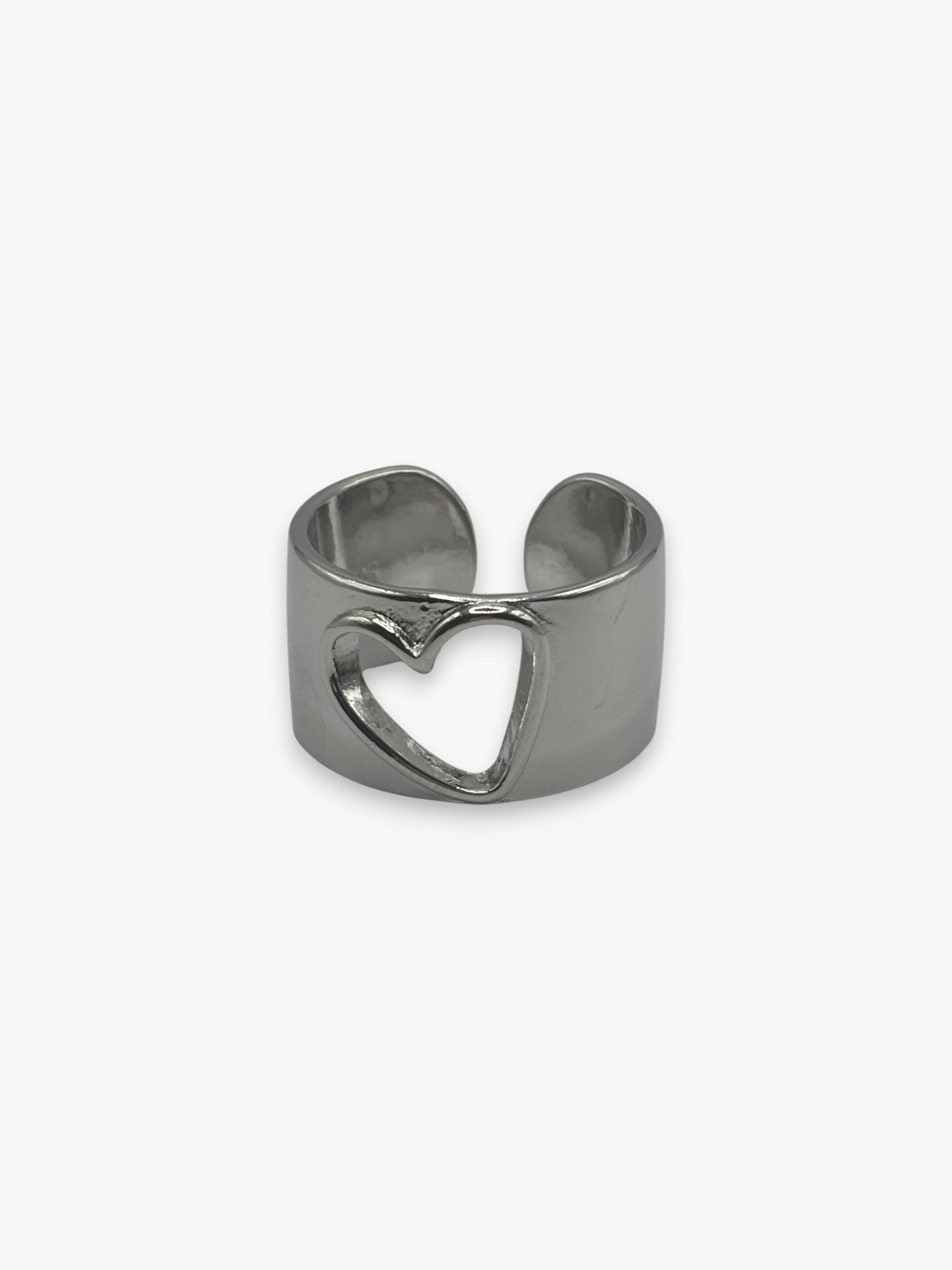 hollow-heart ring