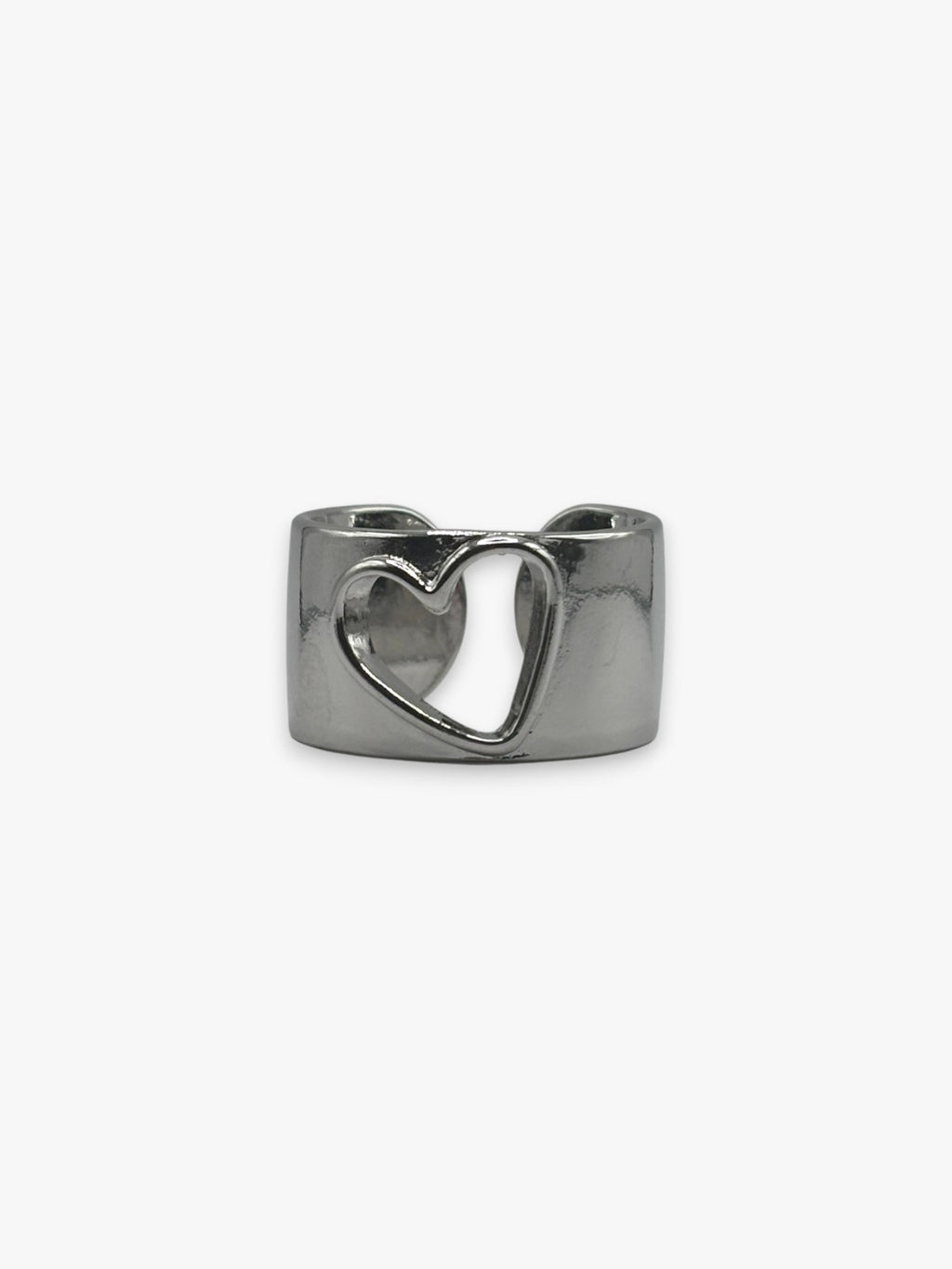 hollow-heart ring