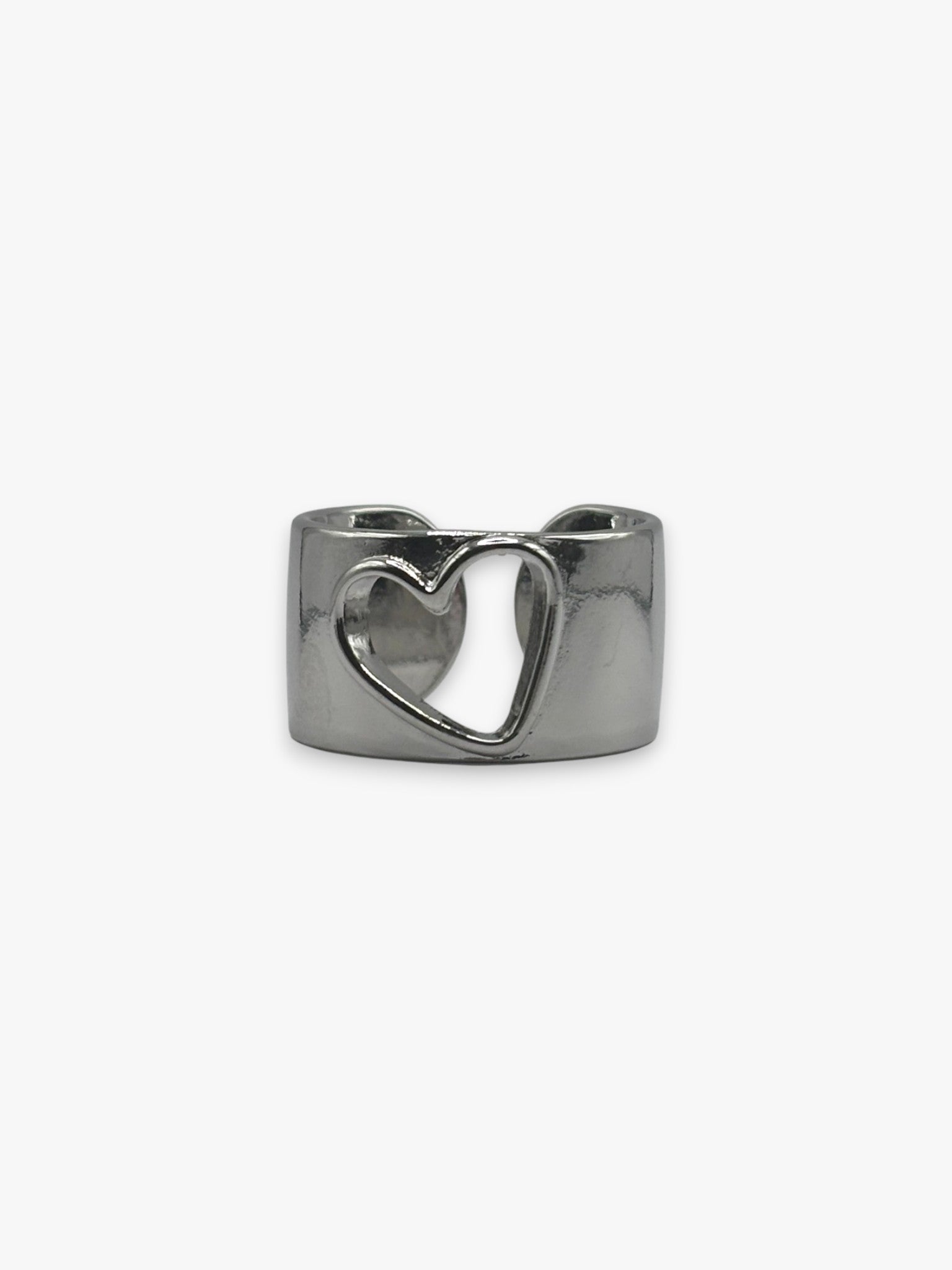 hollow-heart ring