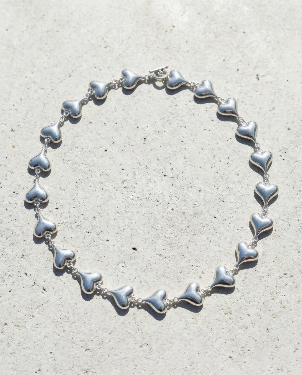 heart-chain necklace