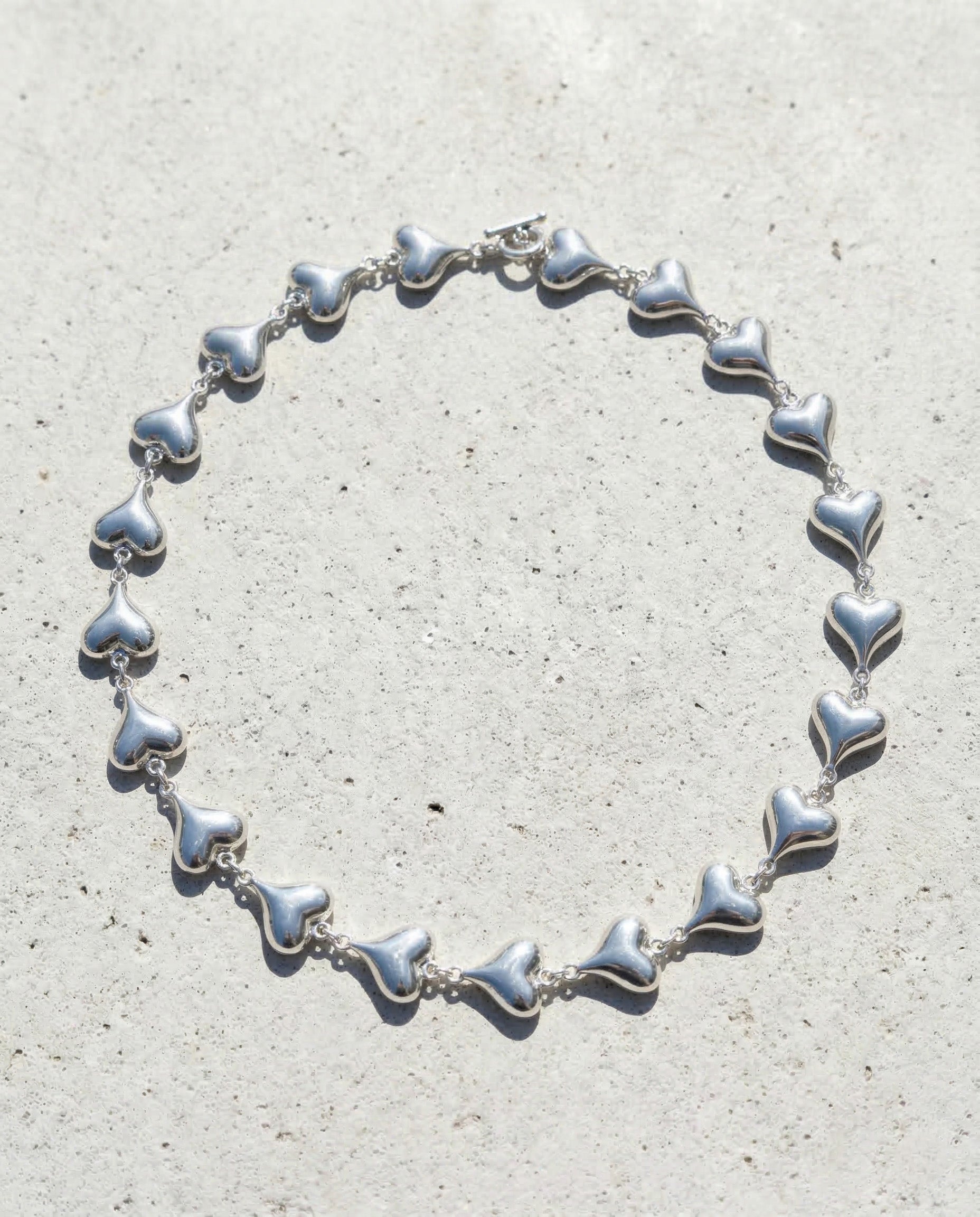 heart-chain necklace