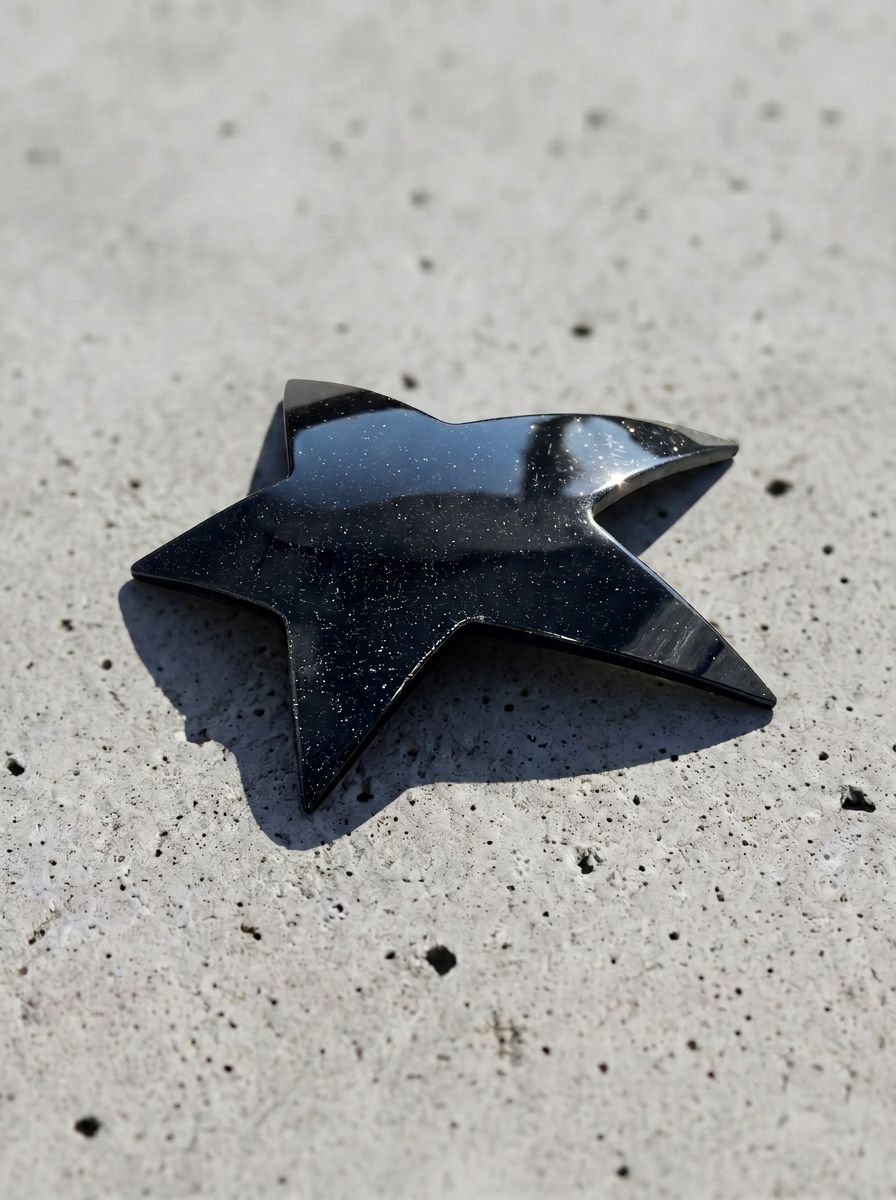 large-star hair clip